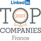 Named Linkedin Top Workplace in France